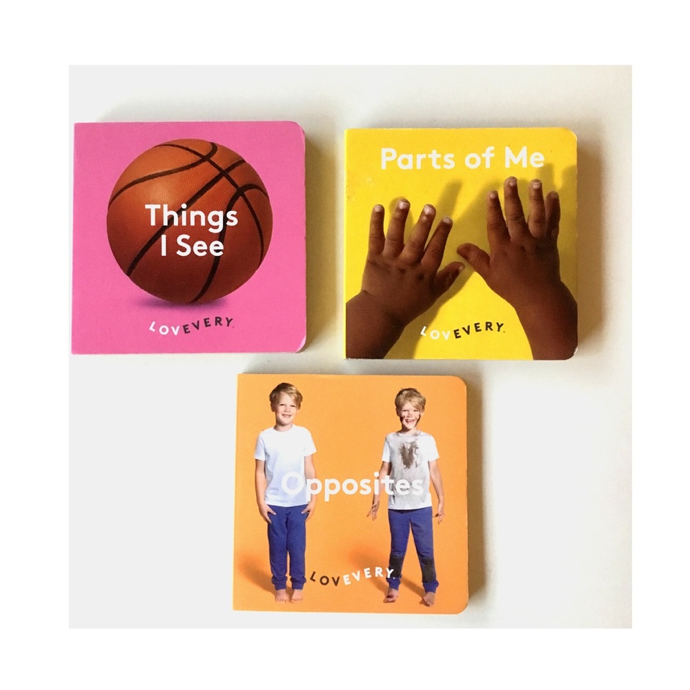 •Lovevery bundle of 3 Board Books 5-10 months•